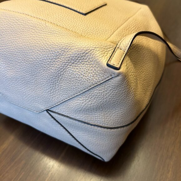 Michael Kors Junie Medium Pebbled Leather Backpack Butternut - Picture 10 of 16